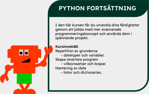 Python Fortsättning med Kodcentrum Göteborg